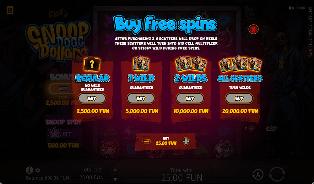 Snoop Dogg Dollars Buy Bonus